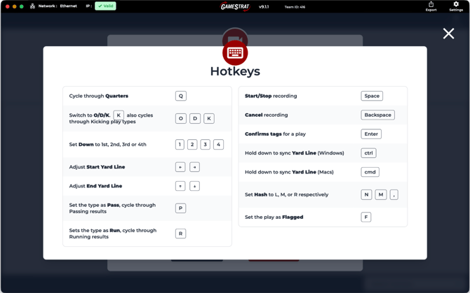 Hotkeys Open